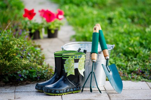 Gardeners Canning Town improving a small urban garden